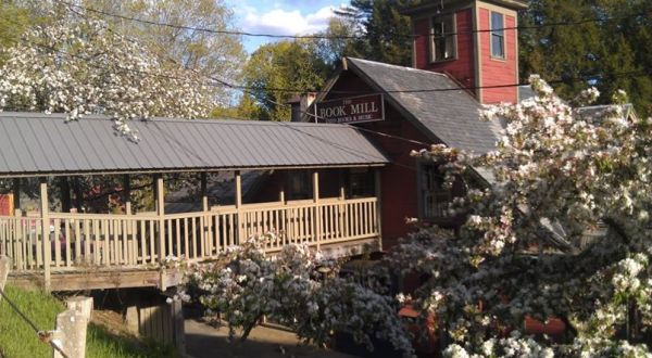 Housed In An 1842 Historic Gristmill, The Montague Bookmill Is A Cozy Used Book Store In Massachusetts