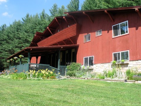 The 10,000 Square Foot, 10-Bedroom Lodge Near West Virginia's New River Gorge That Sleeps 32