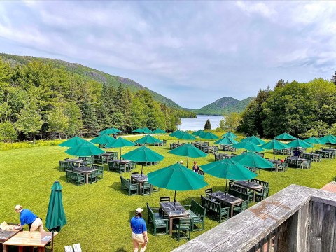 Experience Beautiful Views Of Acadia National Park When You Dine At Jordan Pond House