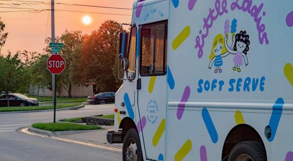 Indulge In Magically Colorful Ice Cream From Little Ladies Soft Serve, An Ohio Food Truck Worth Finding