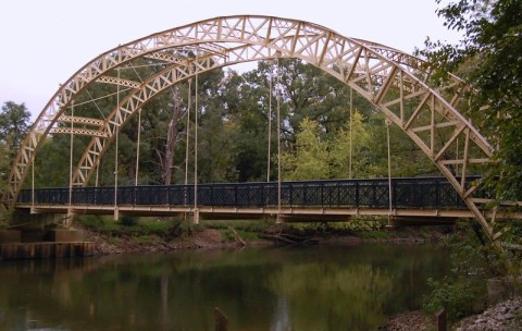 Dunn's Bridge Is An Awe-Inspiring And Unique Bridge In Indiana