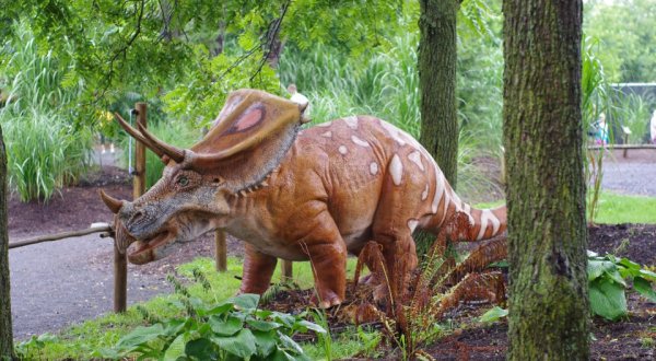 You Have To Visit This Incredible Dinosaur Forest In Pennsylvania
