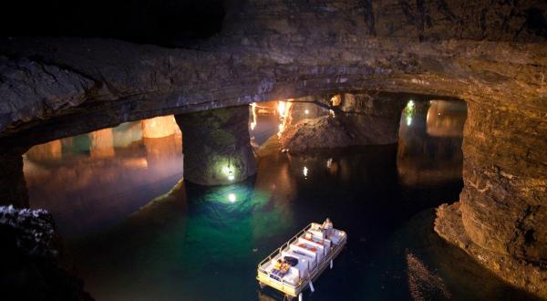 Explore An Historic Lead Mine 400-Feet Below The Surface On This Boat Ride In Missouri