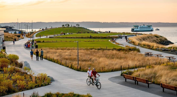 The Newest Addition Of This Gorgeous Washington Waterfront Park Is A Must-See