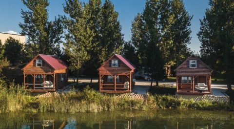 Caboose Lake Is The One-Of-A-Kind Campground In Indiana That You Must Visit Before Summer Ends