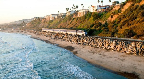 The Moonlit Train Ride Aboard The Amtrak Pacific Surfliner In SoCal Will Give You An Evening To Remember