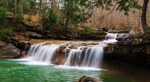 It’s Easy To Miss Drawdy Falls, A Roadside Waterfall In Boone County, West Virginia