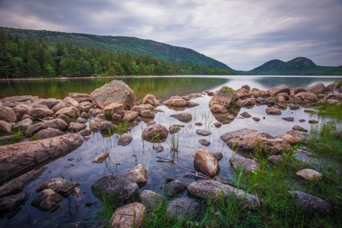 The Hike To Maine's Pretty Little Jordan Pond Is Short And Sweet