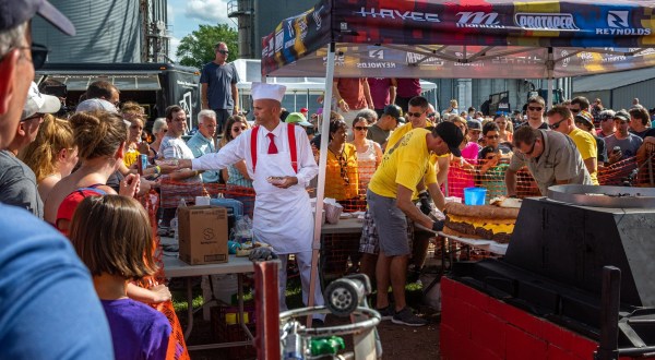 The Birthplace Of The Hamburger In Wisconsin Is Celebrating Big Time With A 200-Pound Burger And Giant Hot Air Balloons