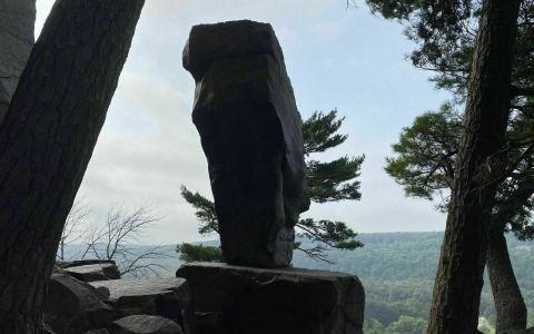 Hike To A Natural Treasure While You Still Can On Wisconsin's Balanced Rock Trail
