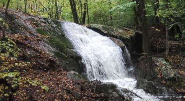Ken Weber Conservation Trail In Rhode Island Leads To A 12 Foot Waterfall With Unparalleled Views
