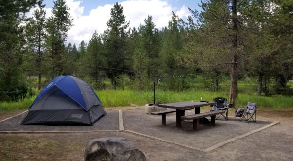 Every Campsite At Upper Coffee Pot Campground In Idaho Boasts A View Of Henrys Fork Of The Snake River