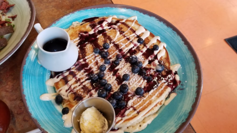 Treat Yourself To Massive, 13-Inch Pancakes At Over Easy Morning Cafe In Ohio