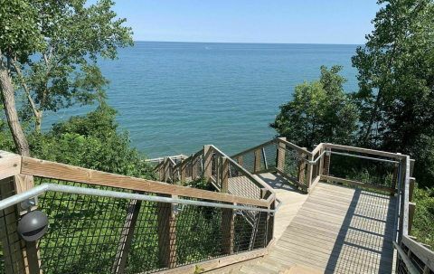 Hike Ohio's Lake Erie Coast Along The Eagle View, Shoreline, Bluff, And Lakeview Loop Trail