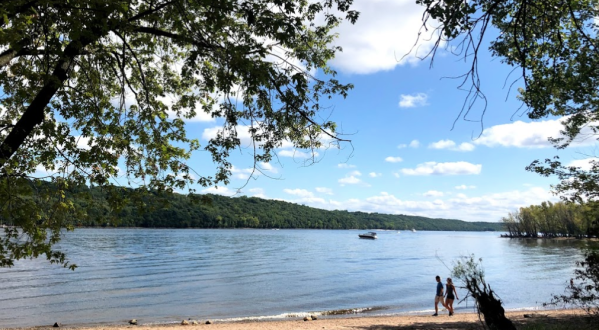 Find A Hidden Summer Oasis When You Take A 1/2-Mile Hike Through The Woods To Reach The Sandy Beach At Afton State Park In Minnesota