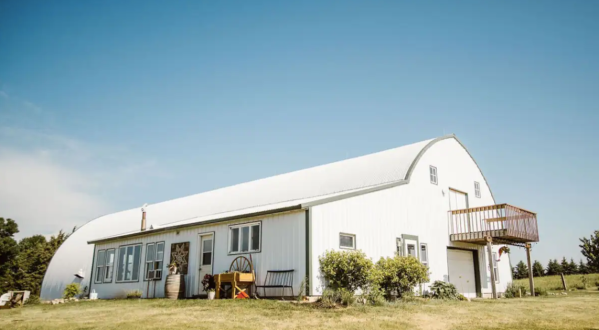 Escape To The Minnesota Countryside With A Stay At This Barn Airbnb Overlooking A Beautiful Farm Meadow