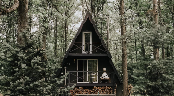 Stay The Night In A Charming And Modern A-Frame Cabin In The Heart Of Ohio’s Amish Country