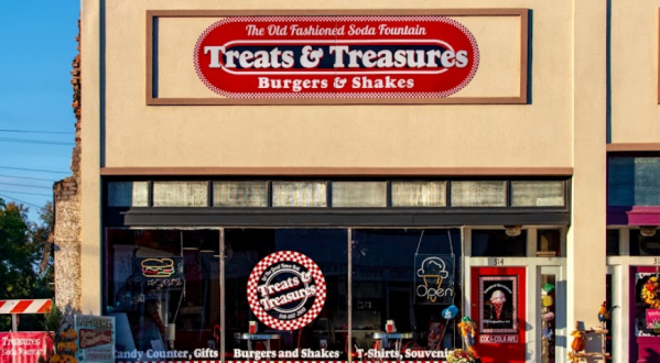 For A True Old-Fashioned Soda Fountain, Visit Treats And Treasures In Small Town Oklahoma