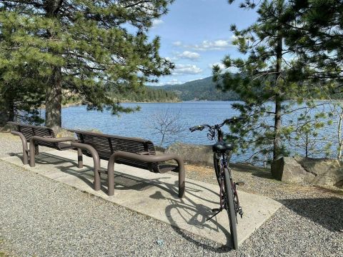 Stretch Your Legs With This Easy Paved Hike Around Lake Coeur d'Alene In Idaho