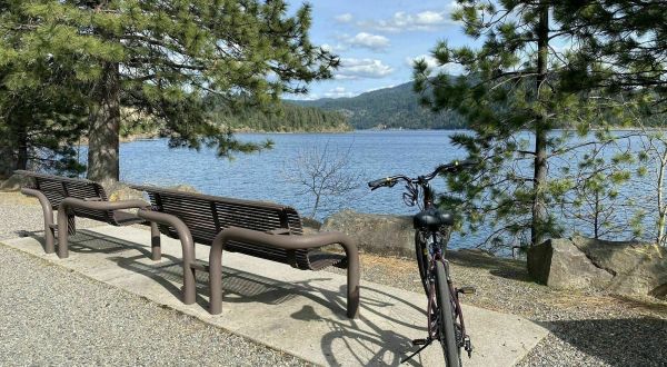 Stretch Your Legs With This Easy Paved Hike Around Lake Coeur d’Alene In Idaho