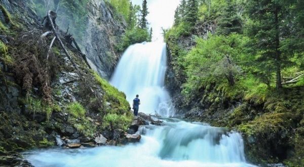 See The Impressive Juneau Creek Falls When You Hike This Stunning Trail Through The Kenai Mountains In Alaska