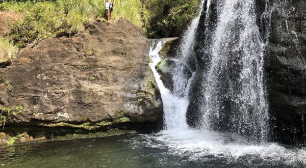 Plan A Visit To Waialeale Blue Hole Falls, Hawaii’s Beautifully Blue Waterfall