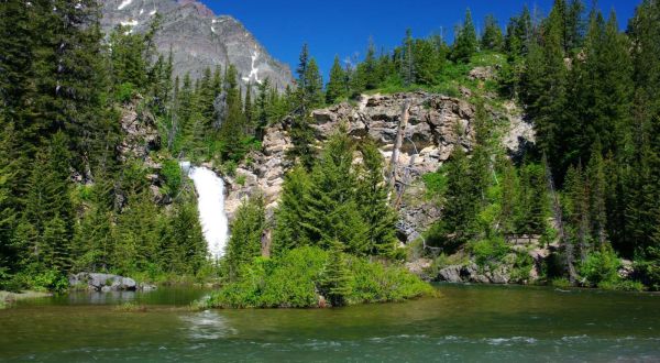 Running Eagle Falls Trail Is An Easy Hike In Montana That Takes You To An Unforgettable View