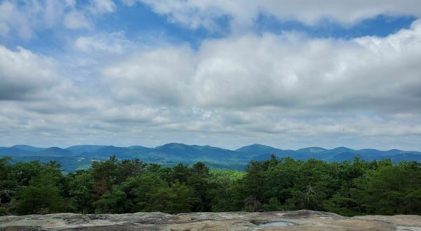 Climb To The Top Of The Hollow Rock Trail In North Carolina For Amazing Views From High Above The Surrounding Terrain