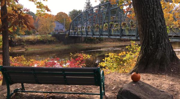 You’ll Want To Stop And Smell The Flowers When You Cross The Historic Old Drake Hill Flower Bridge In Connecticut