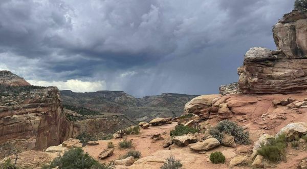 Hickman Bridge Trail In Utah Leads To A Natural Bridge With Unparalleled Views