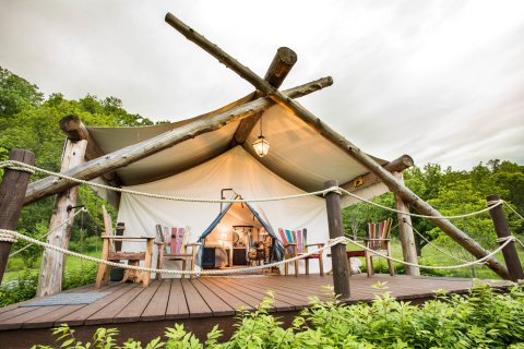 Book The Ultimate Glamping Experience At The Depot Lodge In Virginia