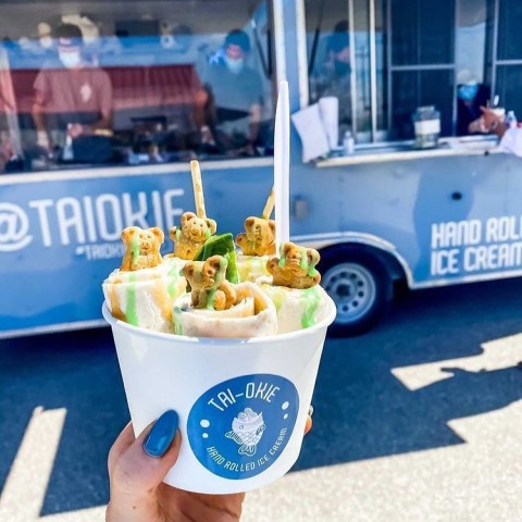 The Rolled Ice Cream From TaiOkie Food Truck In Oklahoma Is Outrageously Delicious