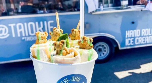 The Rolled Ice Cream From TaiOkie Food Truck In Oklahoma Is Outrageously Delicious
