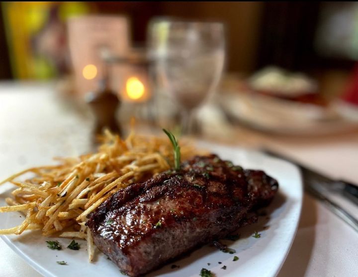 steak at Tuscany Restaurant in Utah