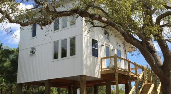 The Eco-Beach House In The Trees Is The Most Bookmarked Airbnb In Mississippi