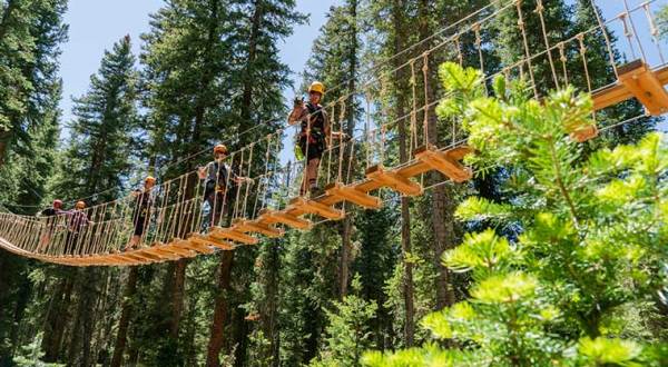 The Longest Elevated Canopy Walk In Colorado Can Be Found At Canopy Run Zipline Tour