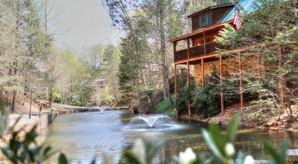 Get Away In Style At One Of The Stunning Cabins At Hidden Mountain Resort In Tennessee