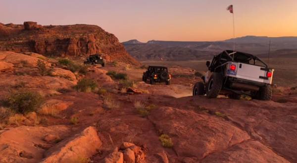 Ride Across Rugged Nevada Scenery When You Go On A Jeep Tour With Las Vegas Rock Crawlers