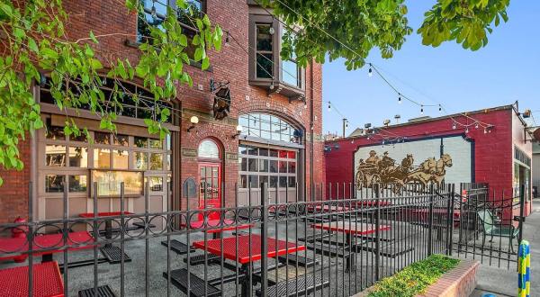 This Popular Washington Restaurant & Brewery Is Located In A Century-Old Firehouse