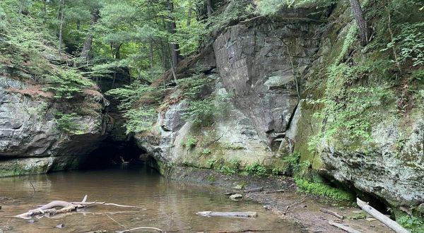 This One-Mile Trail In Wisconsin Leads To Hidden Waterfalls And A Waterfall Swimming Hole