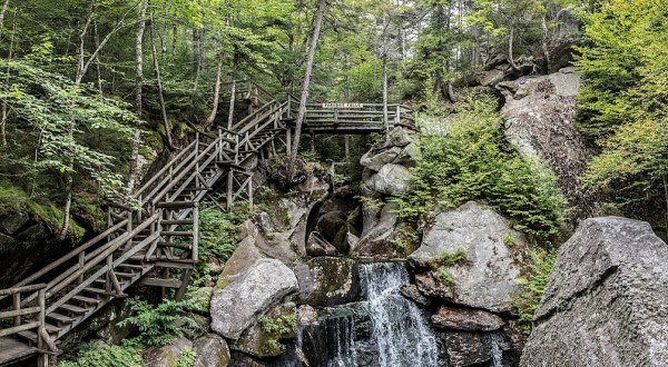 Venture Nearly 300-Feet Deep Below The Earth At This One Of A Kind Gorge In New Hampshire
