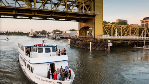 Soak In Views Of Old Town Sacramento When You Go On A Cocktail Cruise In Northern California