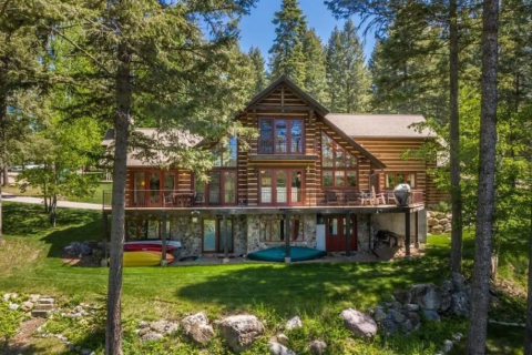 You Won't Want To Leave This Breathtaking Lake View Escape In Montana