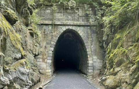 Walk Straight Through A Mountain On Virginia's Blue Ridge Tunnel Trail