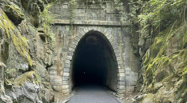Walk Straight Through A Mountain On Virginia’s Blue Ridge Tunnel Trail