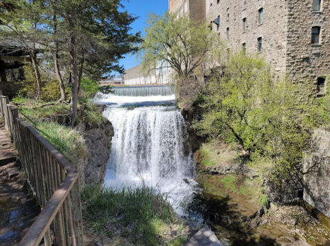 The Rushing Waterfall And Crumbling Ruins At Minnesota's Vermillion Falls Park Are Worthy Of A Journey To See Them