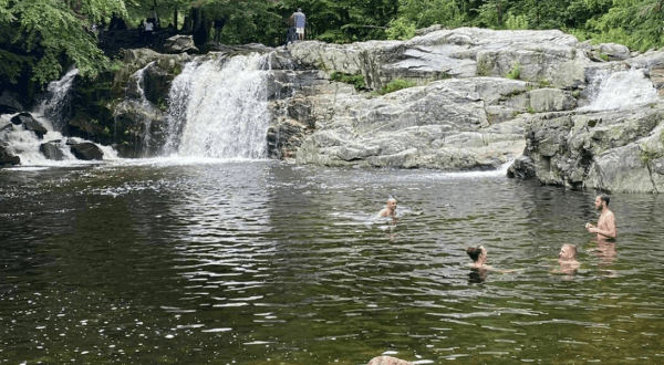 This 1-Mile Trail In Vermont Leads To A Waterfall And A Swimming Hole