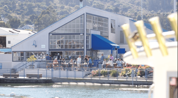 Fish. Is A Waterfront Seafood Market And Restaurant In The Coastal Town Of Sausalito In Northern California