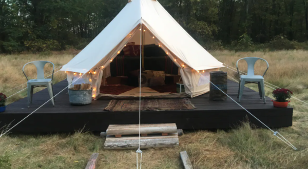 Have The Ultimate Glamping Experience With A Stay In This New Jersey Yurt
