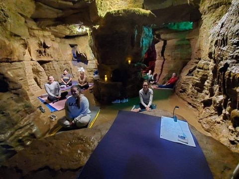 Visit Olentangy Caverns In Ohio For A One-Of-A-Kind Cave Yoga Class You Won't Soon Forget